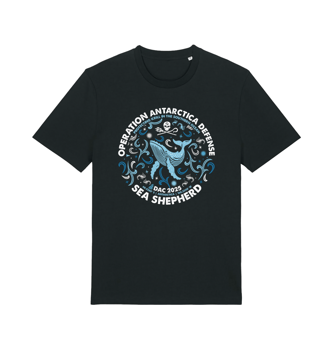 Black Printed T-shirt Front